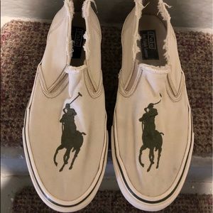 Ralph Lauren polo Canvas slip on